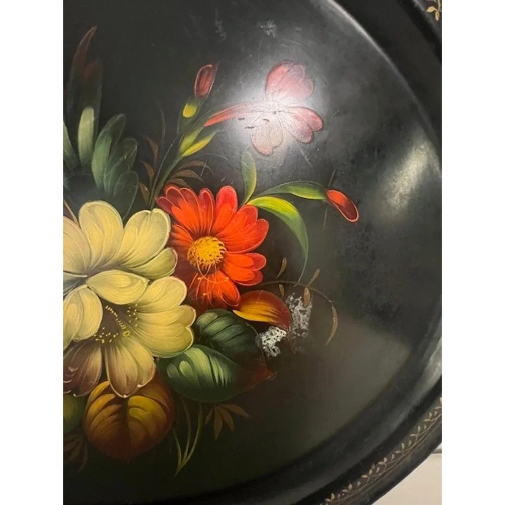 Handmade vintage zhostovo